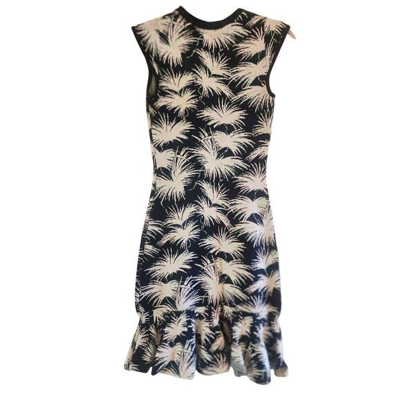 Rachel Roy knit fireworks palm fitted sleeveless dress size xs - Picture 4 of 9
